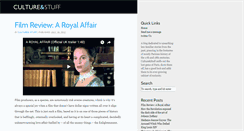 Desktop Screenshot of cultureandstuff.com